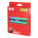 Памет ADATA XPG NEON RGB DESKTOP 2X16GB DDR5 6000MHZ KIT HEAT SINK RGB, AX5U6000C3016G-DCLANRSG