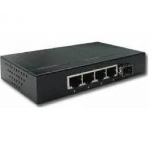 Комутатор SWITCH RP-G0401DC 4P GB/1P SFP Комутатор SWITCH RP-G0401DC 4P GB/1P SFP
