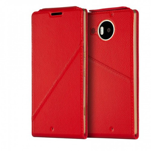 MS LUMIA 950XL FLIP COVER RED MS LUMIA 950XL FLIP COVER RED