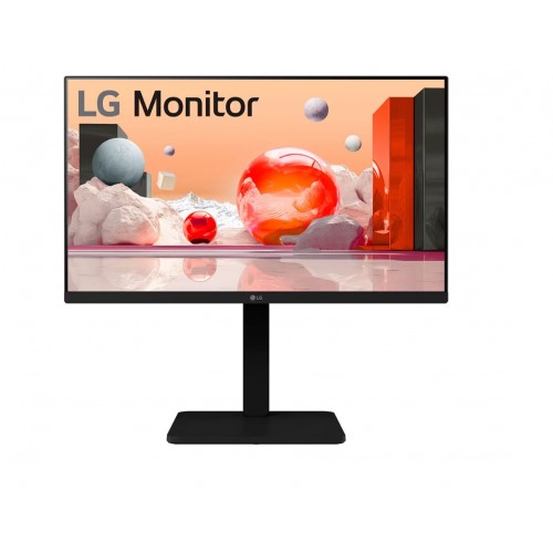 Монитор, LG 24BA550-B, 23.8" IPS LED AG, 200cd/m2, Full HD 1920x1080, 100Hz, sRGB 95% , D-Sub, Display Port, HDMI, USB 5 Gbps, Speaker 2W x 2, Tilt, Height, Swivel, Pivot, Reader Mode, LG Switch app, Black