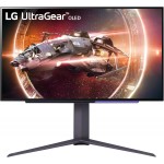 Монитор, LG 27GS95QE-B, 26.5", UltraGear OLED 0.03ms (GtG), AG, QHD (2560x1440), 240Hz, HDR400, 275 cd/m2, 1 500 000:1, 1000cd/m2, DCI-P3 98.5%, USB3.0 (1up/2down), VRR, AMD Free-sync, NVIDIA G-Sync, HDMI, DP, Height Adjustable, Pivot, Tilt, Swive