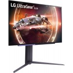 Монитор, LG 27GS95QE-B, 26.5", UltraGear OLED 0.03ms (GtG), AG, QHD (2560x1440), 240Hz, HDR400, 275 cd/m2, 1 500 000:1, 1000cd/m2, DCI-P3 98.5%, USB3.0 (1up/2down), VRR, AMD Free-sync, NVIDIA G-Sync, HDMI, DP, Height Adjustable, Pivot, Tilt, Swive