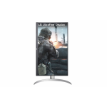 Монитор, LG 27UP650K-W, 27" UHD 4K IPS AG, DCI-P3 95%, UltraFine, 5ms, 1200:1, Mega DFC, 400 cd/m2, 3840x2160, HDR 10, VESA Display HDR 400, HDMI, DisplayPort, Headphone out, Height Adjustable,Pivot Tilt