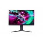 Монитор, LG 32GR93U-B, 32", UltraGear IPS 1ms, AG, UHD 4K (3840x2160), 144Hz, HDR 400, 700:1, 400cd/m2, DCI-P3 95%, USB3.0 (1up/2down), VRR, AMD Free-sync, NVIDIA G-Sync, HDMI, DisplayPort, Height Adjustable, Pivot, Tilt, Headphone Out, Black
