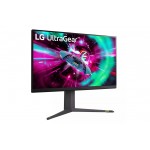 Монитор, LG 32GR93U-B, 32", UltraGear IPS 1ms, AG, UHD 4K (3840x2160), 144Hz, HDR 400, 700:1, 400cd/m2, DCI-P3 95%, USB3.0 (1up/2down), VRR, AMD Free-sync, NVIDIA G-Sync, HDMI, DisplayPort, Height Adjustable, Pivot, Tilt, Headphone Out, Black