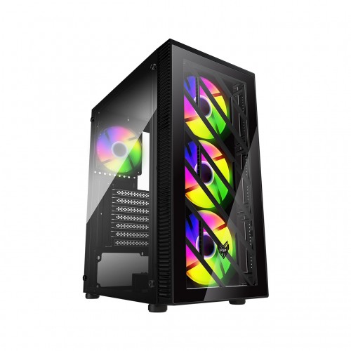 Кутия FORTRON CMT192 TG ATX Mid Tower, Черна, POC0000156 Кутия FORTRON CMT192 TG ATX Mid Tower, Черна, POC0000156