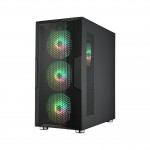 Кутия FSP CUT592 Black ARGB TG, E-ATX Full - Tower