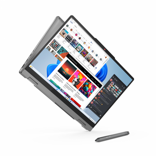 Лаптоп LENOVO IdeaPad 5 2-in-1, i5-13420H, 16GB, 512GB SSD, 14" FHD IPS, GRAY WIN11 TOUCH, 83KX000RBM