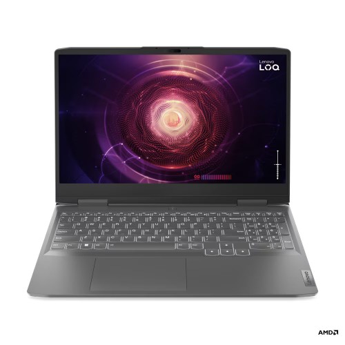 Лаптоп Lenovo LOQ 15APH8, 15.6", Full HD, AMD Ryzen 5 7640HS (4.3/5.0 GHz, 16M), NVIDIA RTX 4050 6GB GDDR6 DLSS 3, 16 GB, 1 TB SSD - 82XT00ABBM