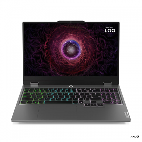 Лаптоп LENOVO LOQ 15ARP9, AMD Ryzen 5 7235HS 15.6inch FHD 144Hz sRGB 24GB DDR5 512GB PCIe RTX4050 6GB NoOS Luna Grey / 83JC00KABM