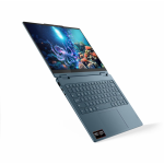 Лаптоп LENOVO Yoga 7 2-in-1 AMD Ryzen AI 5 340 14inch WUXGA OLED 400N Touch HDR 24GB DDR5 1TB PCIe W11H Tidal Teal, 83JR000YBM