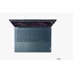Лаптоп Lenovo Yoga Pro 7 14AHP9, 14.5'' 2.5K IPS, Ryzen 7 8845HS, RTX3050 6GB GDDR6, 16 GB, 1 TB SSD - 83E3000EBM BLUE