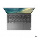 Лаптоп Lenovo Yoga Slim 7 ProX, 14.5" 3k 120Hz, Ryzen 7 6800HS, 16GB, 1TB SSD, RTX 3050 4GB, Win 11 Home, Onyx Grey | 82TL000WBM