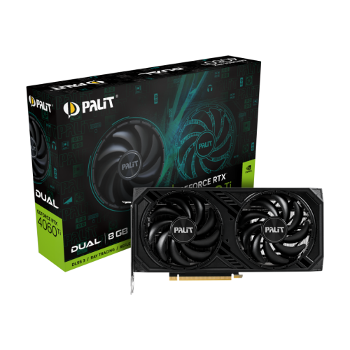 PALIT RTX 4060 TI DUAL 8GB GDDR6, NE6406T019P1-1060D PALIT RTX 4060 TI DUAL 8GB GDDR6, NE6406T019P1-1060D