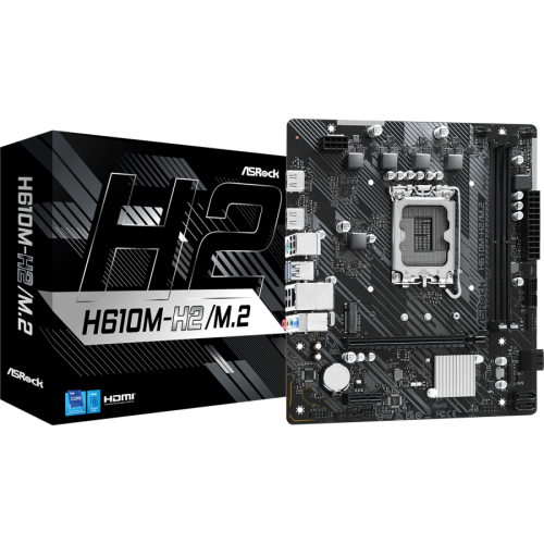 Дънна платка ASROCK H610M-H2/M.2 LGA1700, DDR4