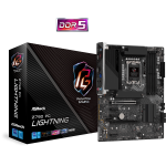 Дънна платка ASROCK Z790 PG LIGHTNING/D5, 4xDDR5 4xSATA3 RAID HDMI 4xM2 GLAN 2xPCIEx16 3xPCIEx1