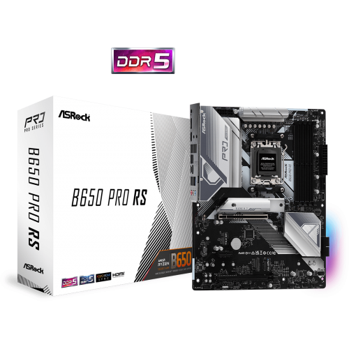 Дънна платка ASROCK B650 PRO RS ATX AM5 DDR5