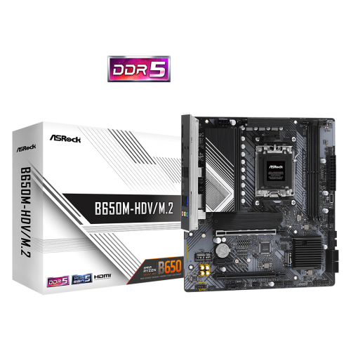 Дънна платка ASROCK B650M-HDV/M.2 / AM5