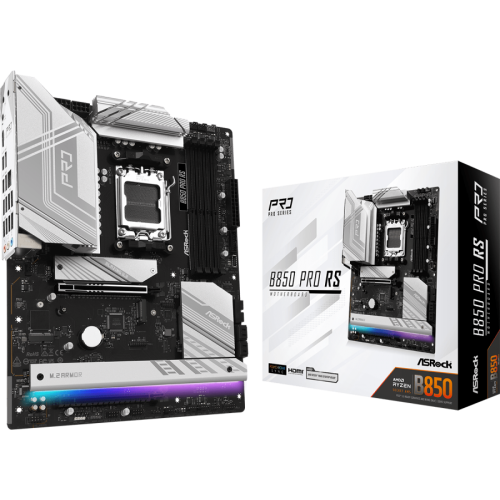 Дънна платка ASROCK B850 PRO RS /AM5, 4xDDR5 4xSATA3 RAID HDMI 4xM2 GLAN 1xPCIEx16