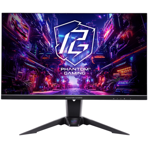 Гейминг монитор ASROCK 27" PG27QFT2A QHD(2560x1440) IPS, 180 Hz, 99% sRGB, 1000:1, 16:9, 1ms, AMD FreeSync, Flicker-free, Height, Swivel, Tilt, 2x 2W Speakers, 2x HDMI 2.0, 1x DP 1.4, 1x Audio Jack, Wi-Fi