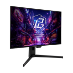 Гейминг монитор ASROCK 27" PGO27QFS, QHD(2560x1440) OLED, 240 Hz, 129% sRGB, 16:9, 0.03 ms, 275 nits, AMD FreeSync™, Height, Swivel, Tilt, 2x 3W Speakers, 2x HDMI 2.0, 2x DP 1.4, 3x USB 3.2, 1x USB-C 1x Audio