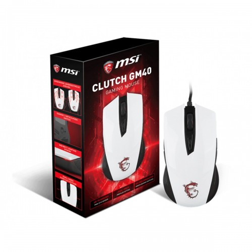 MSI GAMING MOUSE CLUTCH GM40 W MSI GAMING MOUSE CLUTCH GM40 W