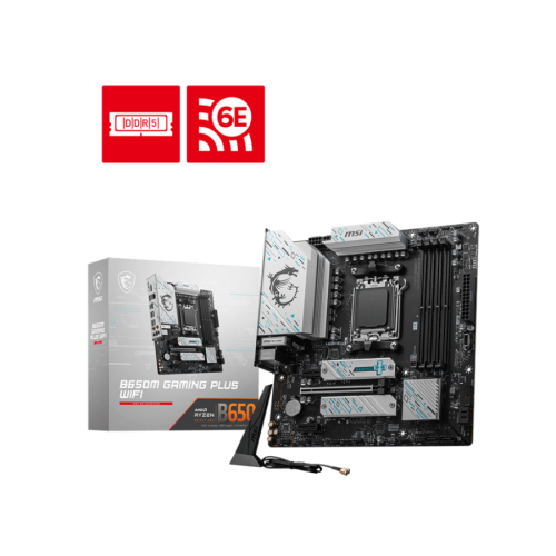 Дънна платка MSI B650M GAMING PLUS WIFI, 911-7E24-013