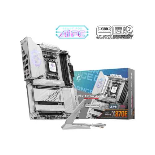 Дънна платка MSI MPG X870E EDGE TI WIFI, ATX, Socket AM5, 4x DDR5 Dual Channel DDR5 up to 8400(OC)MHz