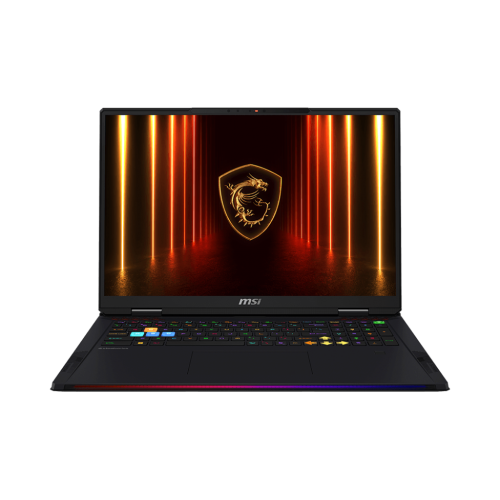 Лаптоп, MSI Raider A18 HX A9WIG, RTX 5080 16GB 1334 AI TOPS, Ryzen 9 9955HX3D Up to 5.4 GHz, 128 MB L3, 18" (3840x2400), MiniLED, 120Hz, 64GB DDR5 2TB PCIe SSD, Wi-Fi 7, Windows 11 Home