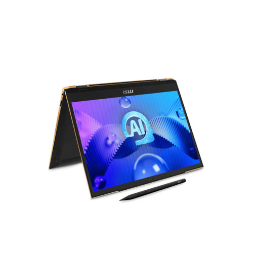 Лаптоп, MSI Summit E13 AI Evo A1MTG, Intel Core Ultra 7 155H (16C/22T, up to 4.8 GHz, 24MB), 13.3" 16:10 FHD+ (1920x1200), Touchscreen, IPS, Intel Arc GPU, 32GB LPDDR5, 1TB NVMe Gen4x4 SSD, Intel Killer Wi-Fi 7, Windows 11 Pro