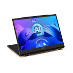 Лаптоп, MSI Summit E13 AI Evo A1MTG, Intel Core Ultra 7 155H (16C/22T, up to 4.8 GHz, 24MB), 13.3" 16:10 FHD+ (1920x1200), Touchscreen, IPS, Intel Arc GPU, 32GB LPDDR5, 1TB NVMe Gen4x4 SSD, Intel Killer Wi-Fi 7, Windows 11 Pro