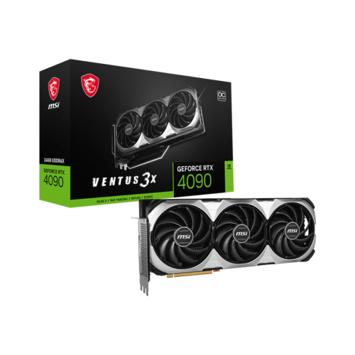 Видео карта MSI GeForce RTX 4090 24GB VENTUS 3X E OC DLSS 3 - 912-V510-271