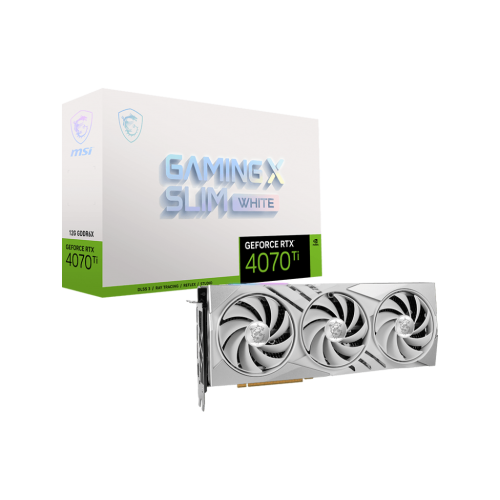 Видео карта MSI RTX 4070 TI GAMING X SLIM WHITE 12GB, 912-V513-288 Видео карта MSI RTX 4070 TI GAMING X SLIM WHITE 12GB, 912-V513-288