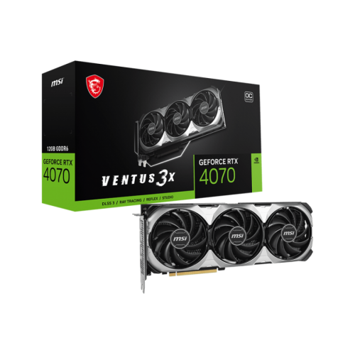 MSI RTX4070 VENTUS 3X E1 12 OC MSI RTX4070 VENTUS 3X E1 12 OC