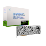 Видео карта MSI RTX 4060 TI GAMING X SLIM 16GB, Бяла,  912-V517-012