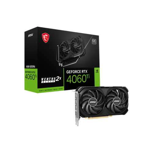 Видео Карта MSI RTX 4060 TI VENTUS 2X BK OC 8G, 912-V515-017 Видео Карта MSI RTX 4060 TI VENTUS 2X BK OC 8G, 912-V515-017