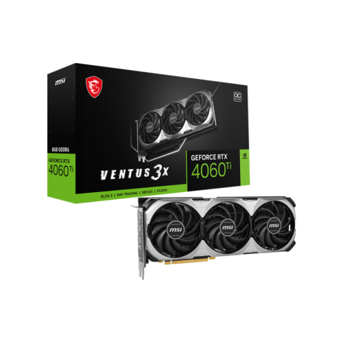 Видео карта MSI RTX 4060 TI VENTUS 3X 8GB OC, 912-V515-045 Видео карта MSI RTX 4060 TI VENTUS 3X 8GB OC, 912-V515-045