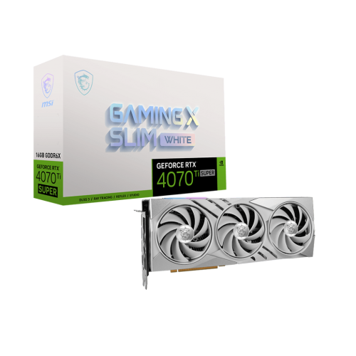 Видео карта MSI RTX 4070 TI SUPER GAMING X SLIM WHITE 16 GB, 912-V513-613 Видео карта MSI RTX 4070 TI SUPER GAMING X SLIM WHITE 16 GB, 912-V513-613