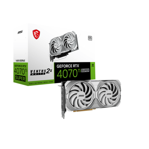 Видео карта MSI RTX 4070 TI SUPER VENTUS 2X WHITE OC, 912-V513-660 Видео карта MSI RTX 4070 TI SUPER VENTUS 2X WHITE OC, 912-V513-660
