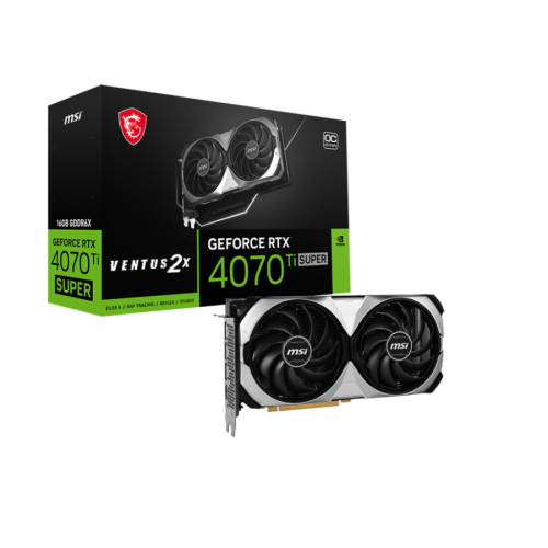Видео карта MSI RTX 4070 TI SUPER VENTUS 2X OC, 912-V513-615