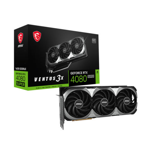 Видео Карта MSI RTX 4080 SUPER 16GB VENTUS 3X OC, 912-V511-221 Видео Карта MSI RTX 4080 SUPER 16GB VENTUS 3X OC, 912-V511-221