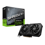 Видео карта MSI RTX 5060 TI 16B SHADOW 2X OC+, 912-V535-003
