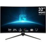 Монитор, MSI G32CQ5P, 170Hz, 1ms, VA, 2560x1440 (WQHD), Curve 1500R, Adaptive-Sync, HDR Ready, Anti-Flicker, Less Blue Light, Night Vision, 3000:1, 100M:1, DP, 2x HDMI 2.0b, 1x Earphone out, Tilt, Height. Adj. 90mm, VESA 75, Frameless, 9S6-3DB44H-027
