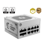 PSU MSI MAG A850GL PCIE5 WHITE
