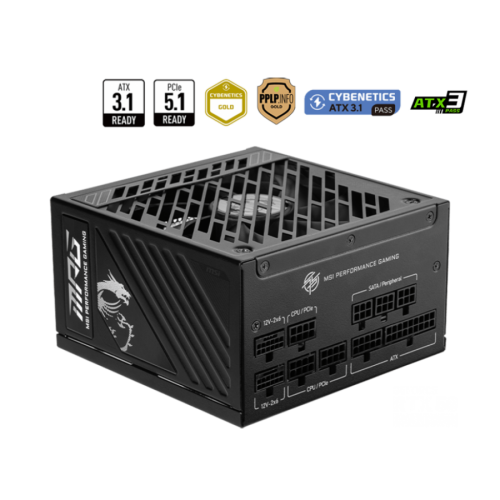 Захранване за компютър PSU MSI MPG A1250GS PCIE5, 306-7ZPFX11-CE0 Захранване за компютър PSU MSI MPG A1250GS PCIE5, 306-7ZPFX11-CE0