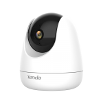 Камера за наблюдение Smart Tenda CP6, 360 градуса, 2K, 3MP, Функция Baby Монитор, Night Vision, Интелигентно откриване/проследяване, Two-Way Audio, Звукова и светлинна аларма, Card Micro-SD до 128GB, Бяла