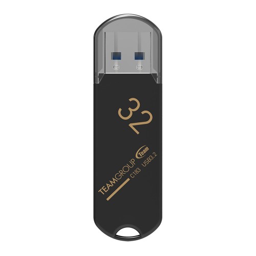 32G C183 USB3.2 TEAM BLACK, TC183332GB01