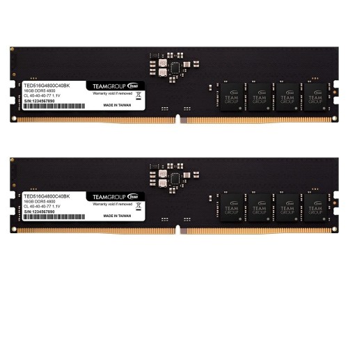 Памет 2X16GB DDR5 4800MHz TEAM ELITE, TED532G4800C40DC01