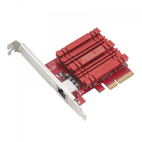 Адаптер, Asus PCIe Adapter, XG-C100C V3, 10GBase-T PCIe Ethernet Network Adapter, backward compatible with 5/2.5/1 Gbps and 100Mbps; RJ45 port and built-in QoS Адаптер, Asus PCIe Adapter, XG-C100C V3, 10GBase-T PCIe Ethernet Network Adapter, backward compatible with 5/2.5/1 Gbps and 100Mbps; RJ45 port and built-in QoS
