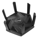 Рутер, Asus Gaming Wireless Router, RT-AXE7800, AXE7800, Tri-Band, Quad-Core 1.7GHz CPU, 256MB/512MB Flash/RAM, 2.5G port, 90IG07B0-MU9B00